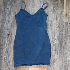 Windsor Dark Blue Denim Mini Dress